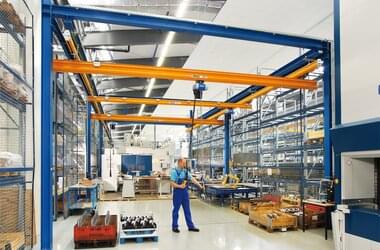 ABUS single girder suspension crane system EHB
