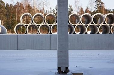 The company Dahlgrens Cementgjuteri in Sweden produces pipes from concrete