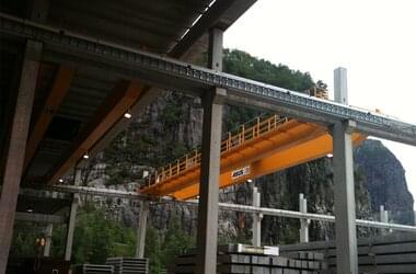 ABUS double girder overhead travelling crane ZLK in Norway 