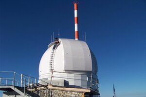 An 8.5 m diameter observation dome at the top of the Wendelstei