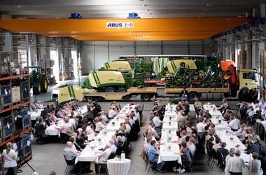 Inauguration ceremony of the logistics center for production of agricultural machinery technology 