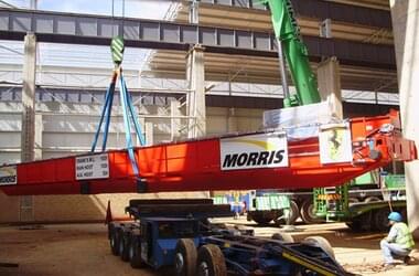 Crane is delivered to the company Efficient Engineering in Johannesburg, South Africa