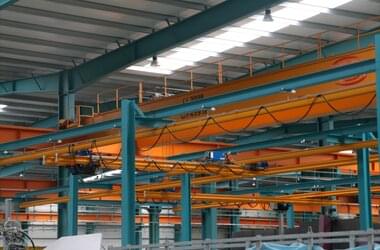 HB system in the company TVITEC in the northwest of Spain is used for processing glass