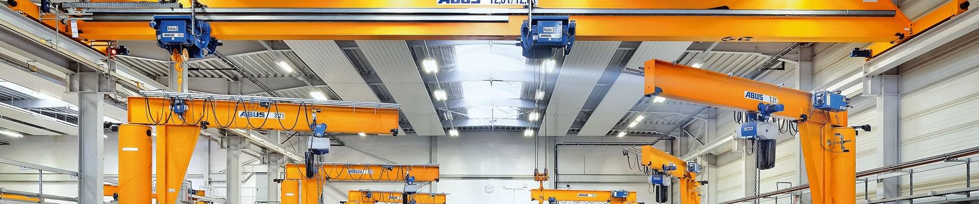Improvement of production processes and services with the help of ABUS cranes