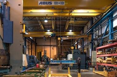 ABUS cranes part of efficient material flow and production in Finland