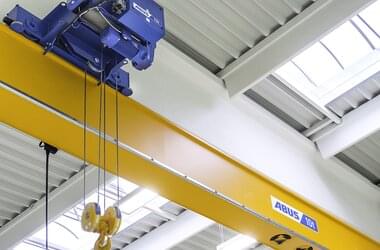 Wire rope hoist equipped with ABUS LIS-SV overload protection 