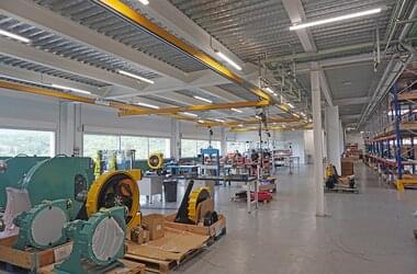 ABUS HB-System in production hall of Bombas Boyser in Spain