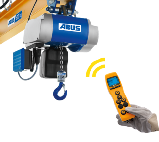 The ABURemote AC radio control for ABUCompact chain hoists