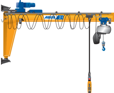Figure ABUS wall-mounted slewing crane VW